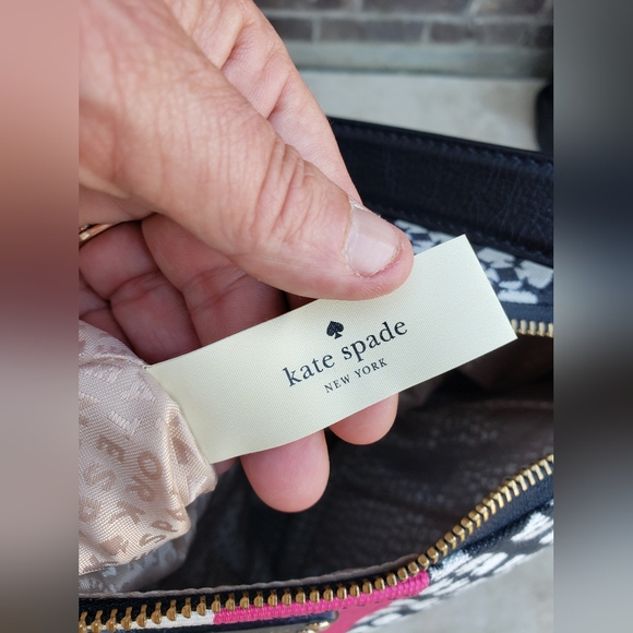 KATE SPADE NY *NWOT* Classic Spade Mona - Black/Cream/Pink - Picture 11 of 14